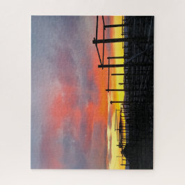 Corral at Sunset Jigsaw Puzzle Pussel