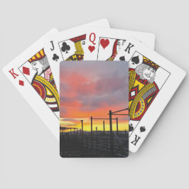 Corral at Sunset Playing Cards Casinokort