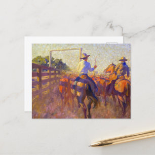 Corral Dust av Maynard Dixon Vykort