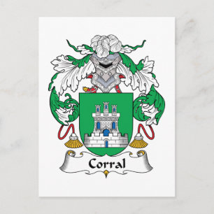Corral Family Crest Vykort