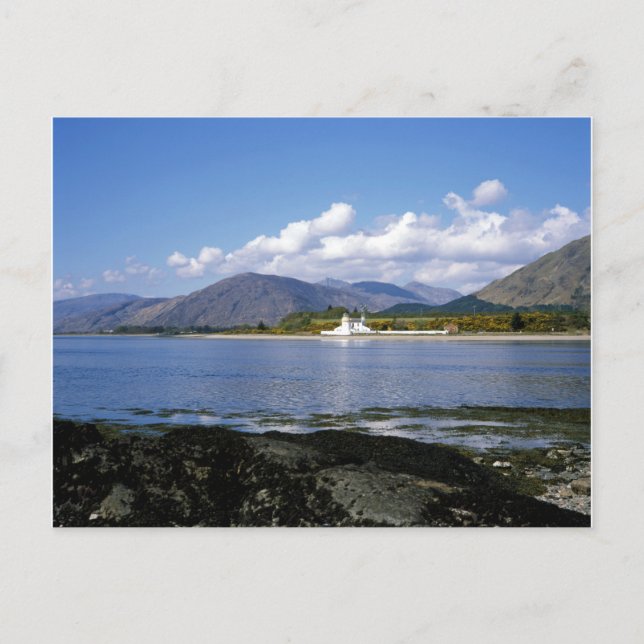 Corran Lighthouse Loch Linnhe Scotland Vykort (Framsida)
