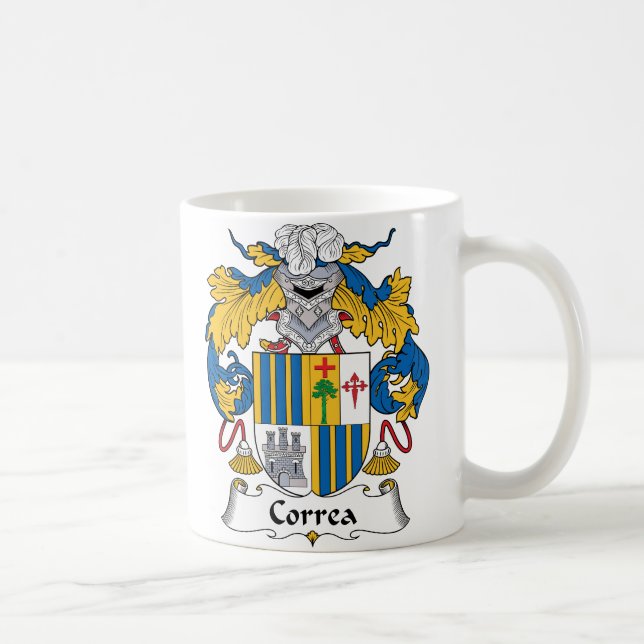 Correa familjvapensköld kaffemugg (Höger)