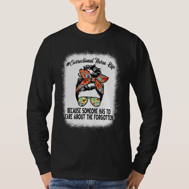 Correctional Nurse Prison RN T Shirt (Framsida)