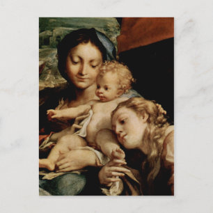 Correggio Madonna des Hl. Hieronymus (Der Märkre), Vykort