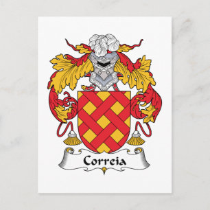 Correia Family Crest Vykort