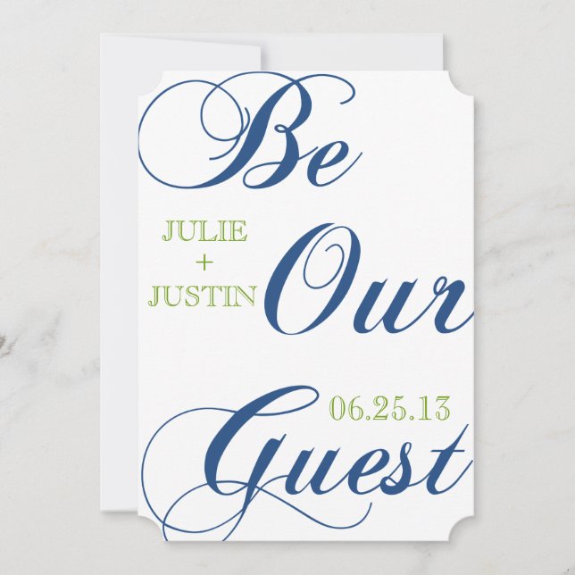 Corrin Calligraphy Save Date Spara Datumet (Framsida)