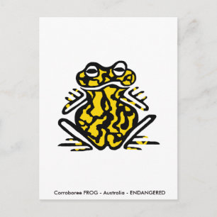 Corroboree FROG - Natur - Bevarande - Amphibian Vykort