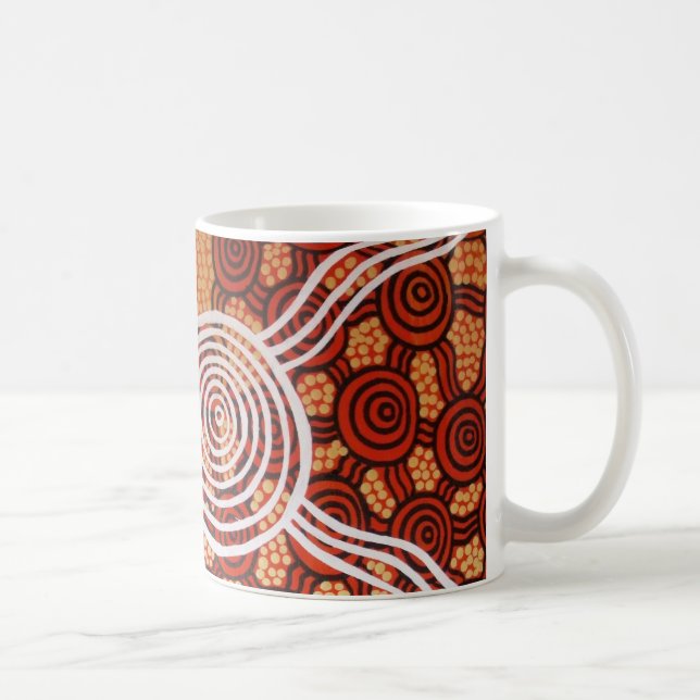 Corroboree II Aboriginal Art Kaffemugg (Höger)