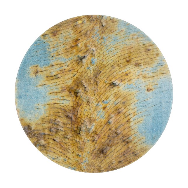 Corroded White Metall: Rust Streaks Struktur (Framsidan)