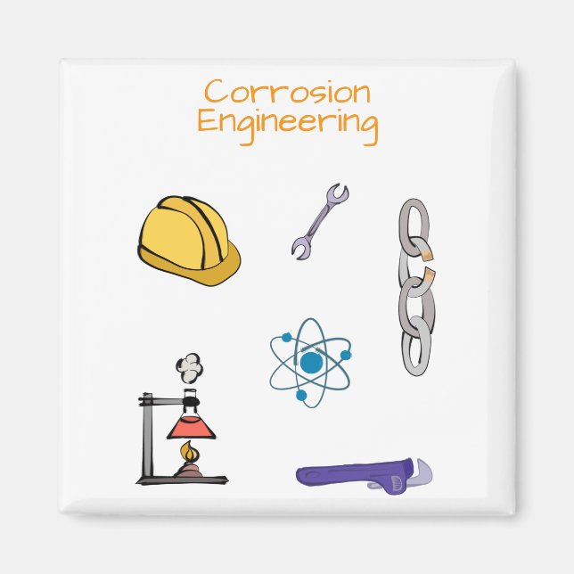 Corrosion ingenjör Chemical Engineering Magnet (Framsidan)