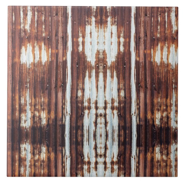 Corrugated Tin Barn Tin Tak Tin Kakelplatta (Framsidan)