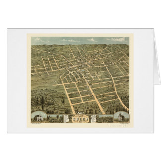 Corry panorama- karta för PA - 1870 Hälsningskort