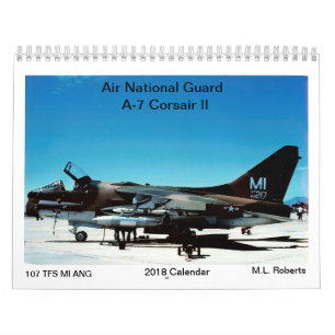Corsair för luftmedborgarevakt A-7 II Kalender