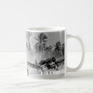 CORSAIRKÄMPEFLYGPLAN F-4 KAFFEMUGG