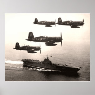 Corsairs kommer hem poster