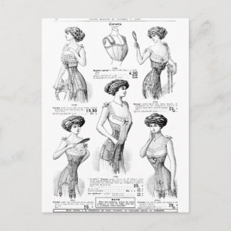 Corset Ad Paris Winter 1909-1910 Vykort