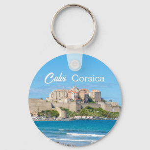 Corsica Calvi Citadel Photo Nyckelring