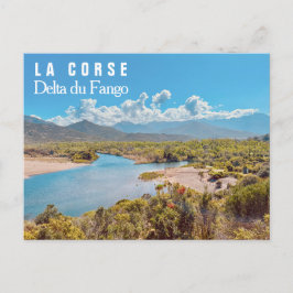 Corsica Fango Delta Frankrike-vykort Vykort