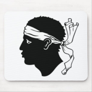 Corsica flagga Mousepad Musmatta