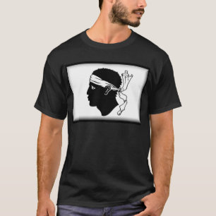 Corsica flagga tee shirt