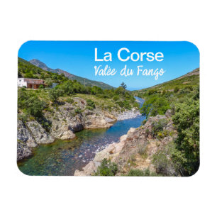 Corsica Frankrike Fango Valley Souvenir Magnet