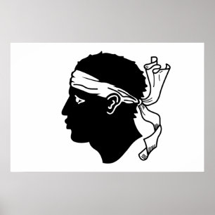 Corsica frankrike poster