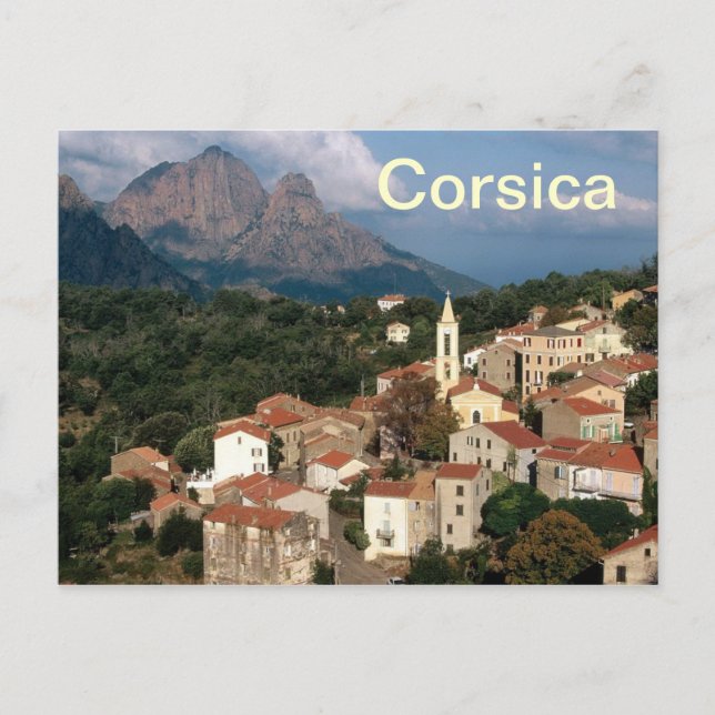 corsica frankrikevykort vykort (Framsida)