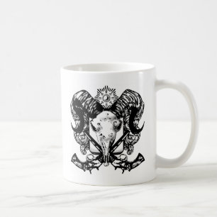 CORSICANEN RAMMAR HUVUDET KAFFEMUGG