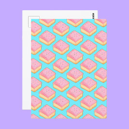 Cortadillo Mexican Rosa Pan Dulce Cake Vykort