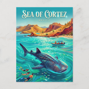 Cortes hav Mexiko Vykort