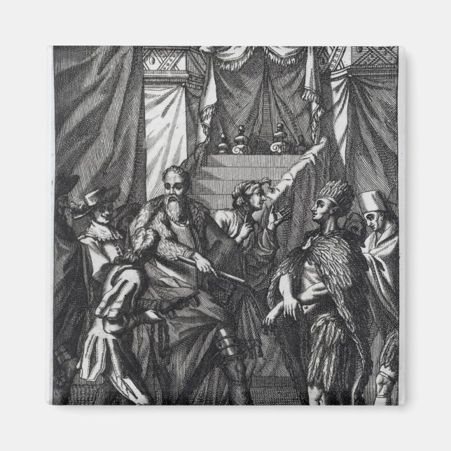 Cortes och Montezuma Magnet (Framsidan)