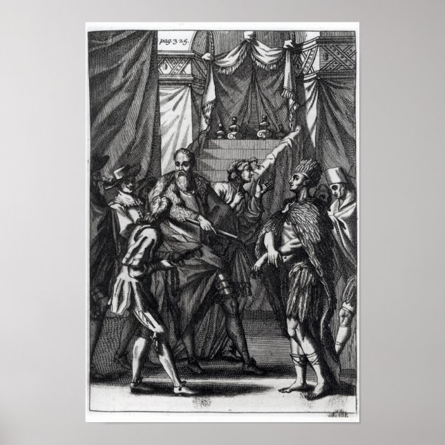 Cortes och Montezuma Poster (Framsidan)