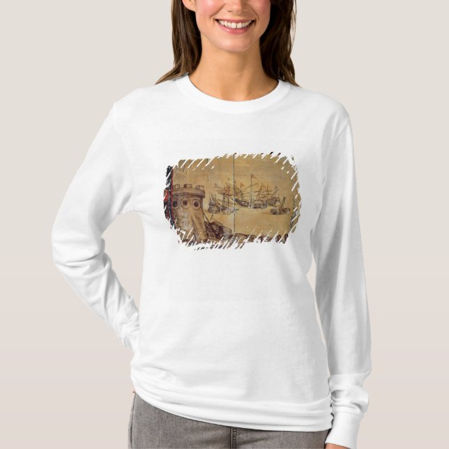 Cortes seglar för Mexico, 1518 Tee (Framsida)
