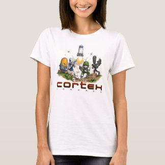 Cortexen befaller bästa stänkdamer tee shirt