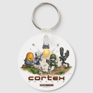 Cortexen befaller pladask Keychain Nyckelring