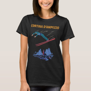 Cortina d'Ampezzo Italien Retro Resa T-Shirt