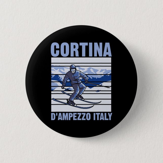 Cortina D'ampezzo Italien Skidor  Knapp (Framsida)