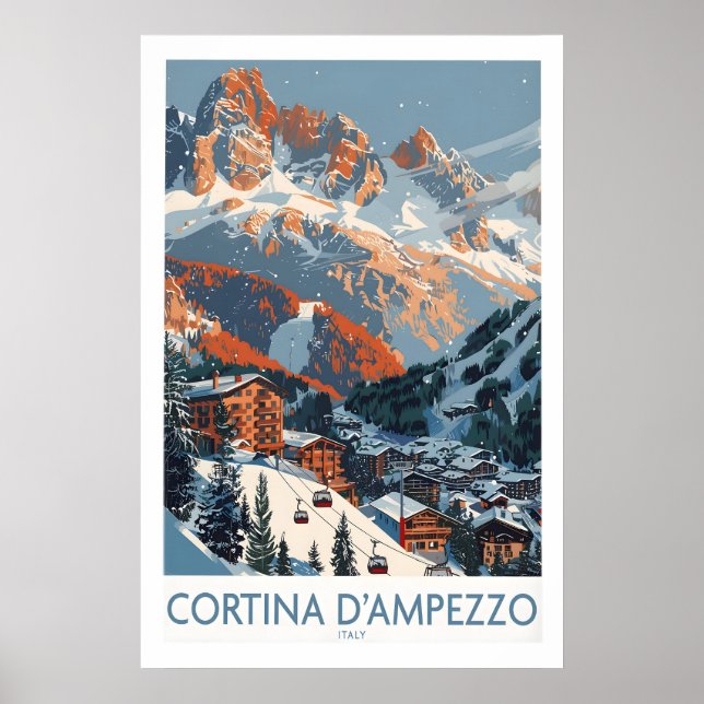 Cortina dampezzo tryck Italien 1 (Framsidan)