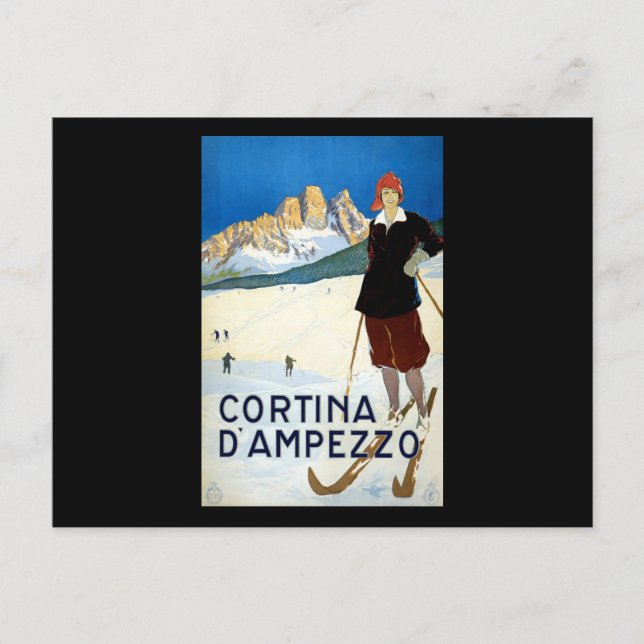 Cortina D'ampezzo Vykort (Framsida)