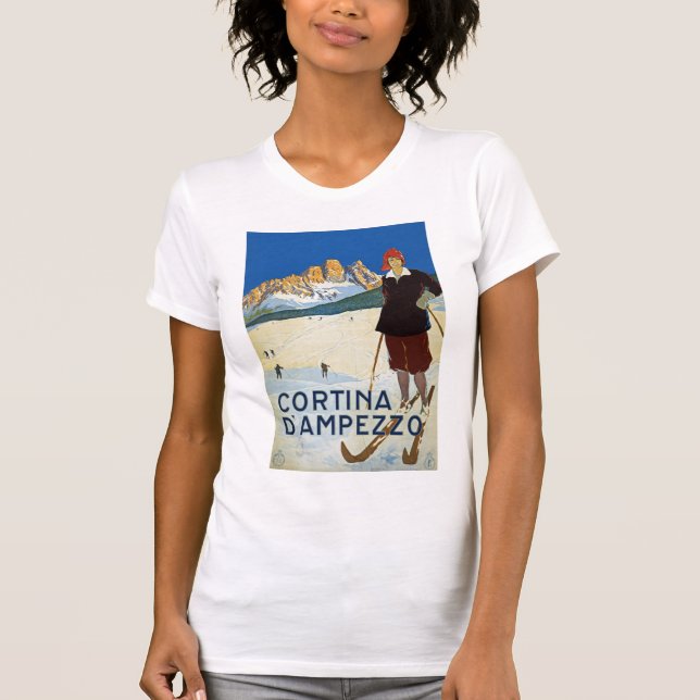 Cortina D'Amprezzo Tee Shirt (Framsida)