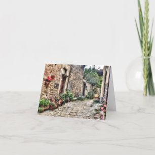 Cortona, Italien Street Tack Kort