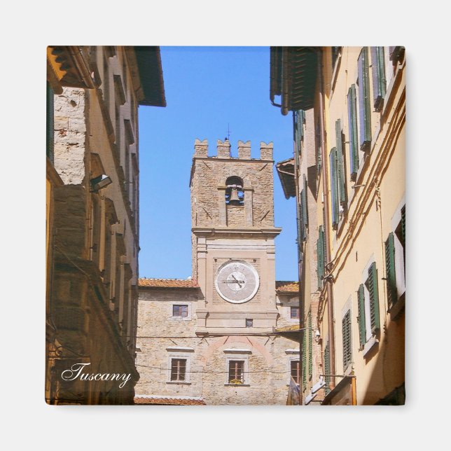 Cortona.Italien. Tuscany Magnet (Framsidan)