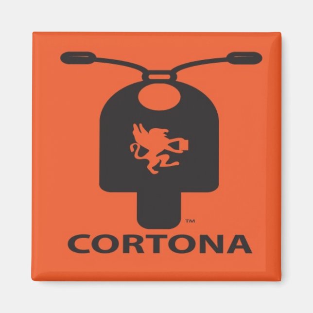 Cortona Scooter Magnet (Framsidan)