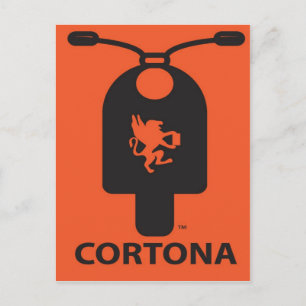 Cortona Scooter-vykort Vykort