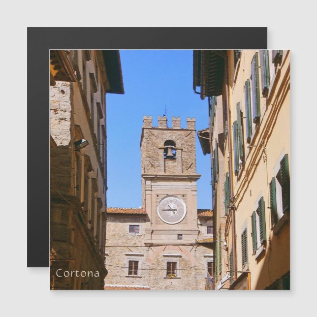 Cortona Tuscany italien (Fram/baksida)