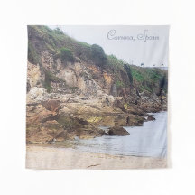 Coruna, Spanien | Havsvy med scensklipp