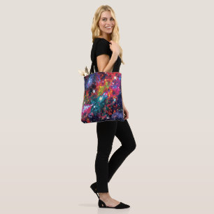 Coruscation Star Fält Tote Bag Tygkasse
