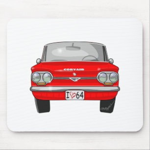 Corvair 1964 beklär beskådar musmatta