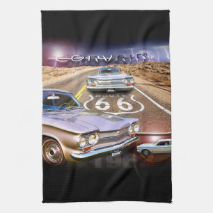 Corvair kökHandduk-Rutt 66 Kökshandduk