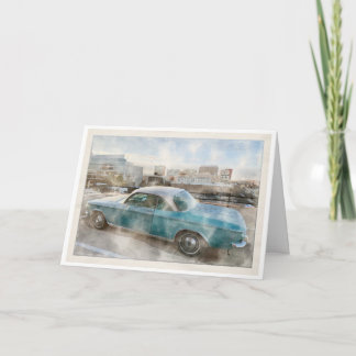 Corvair Monza Watercolor Kort